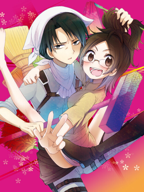 利威尔 韩吉 进撃の巨人 attack on titan