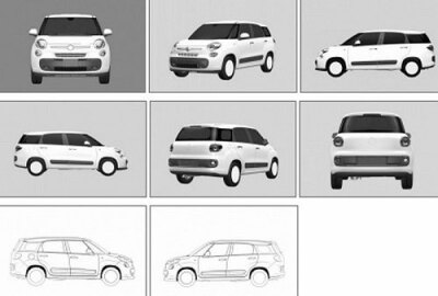 【“大”放异彩 菲亚特500XL设计草图曝光】菲亚特500XL设计草图……