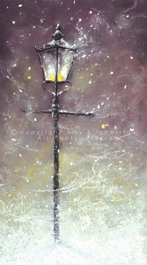 A3 Giclee Fine Art Print, Soft Pastel Illustration, Tranquility