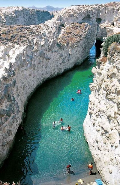 Papafragas beach in the island of Milos, Greece - Imgur