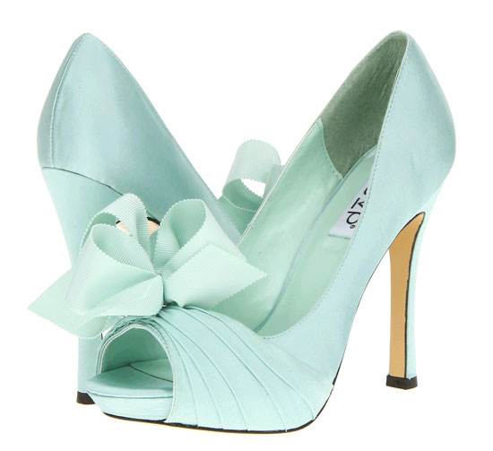 mint green shoes