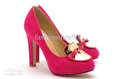 Hot Pink Girls High Heel Shoes Graceful Womens Pumps Platform Shoes Outlet Online