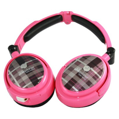 Able Planet Extreme Foldable Noise Canceling Gaming Headphones (XNC230P) - Pink