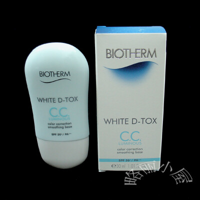 Biotherm/碧欧泉修颜平肤隔离霜SPF30+PA++30ml蓝色CC霜