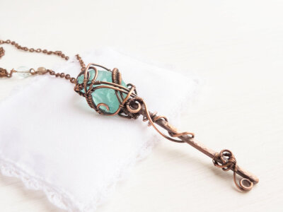 Ice key pendant