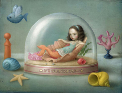 意大利插画家Nicoletta Ceccoli 作品，作品多次入选波隆那，安徒生奖获得者