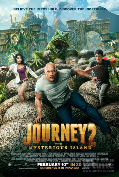 地心历险记2：神秘岛Journey 2: The Mysterious Island(2012)道恩·强森将扮演乔什·哈彻森妈妈的男友，哈彻森不喜欢他，却被迫带着他前往一座小岛去寻找失踪的祖父。和上一集一样，影片只是部分改编自凡尔纳的原著，…