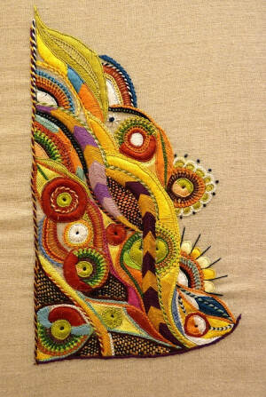 from Mary and Patch - Pascal Jaouen style embroidery