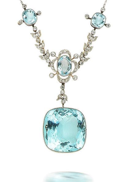aquamarine and diamond
