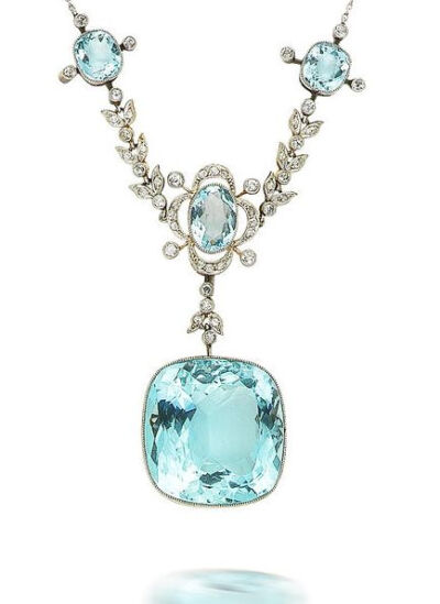aquamarine and diamond