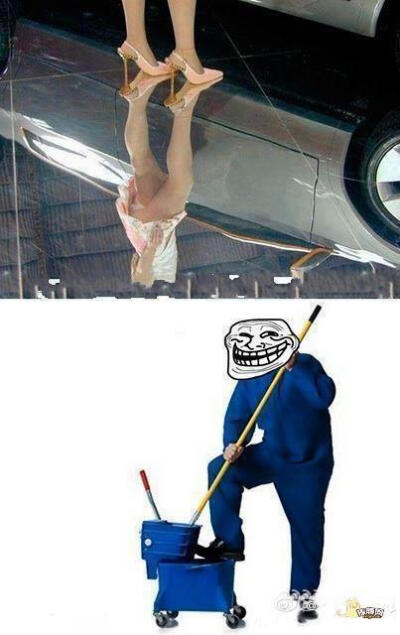 好笑就顶一个呗，顶一下又不会肿么样...