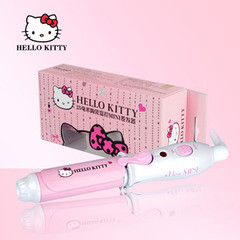 正版日本hello kitty猫 陶瓷层卷发棒卷发器电卷棒烫发器迷你款