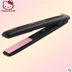 专柜正品hellokitty直发器陶瓷夹板 专业不伤发造型器电夹烫卡通