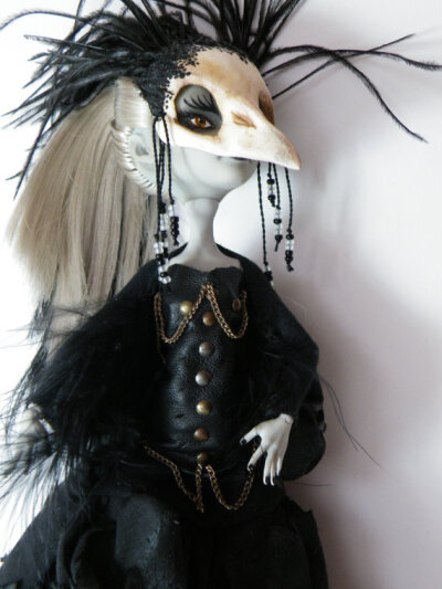 OOAK Monster High Custom Art Doll: Violet