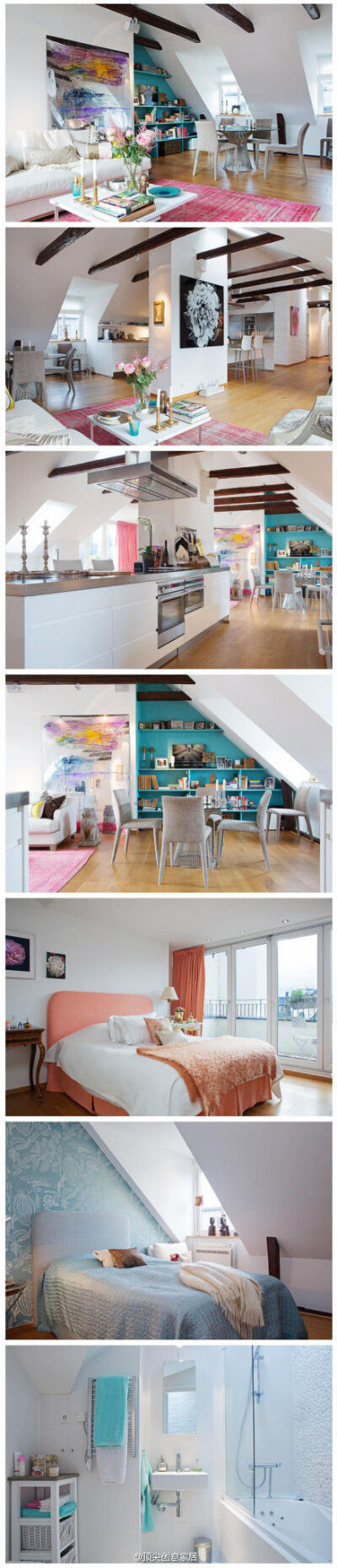 糖果风格的北欧式公寓，太漂亮啦！