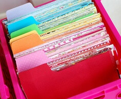 Scrap paper organization