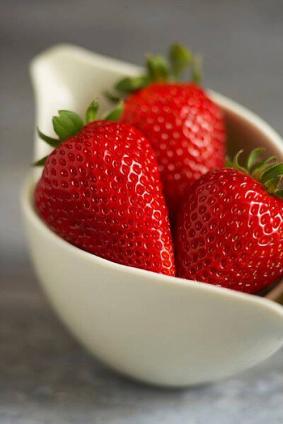 Red Red Strawberries - one of the joys of summer!