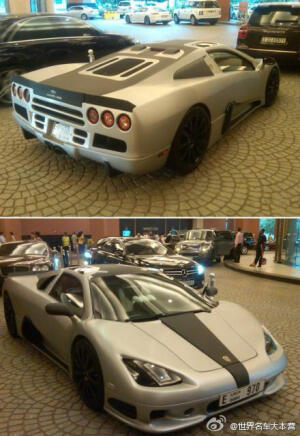 迪拜SSC Ultimate Aero:是世界上最极端的汽车之一,拥有1183 马力,极速412KM