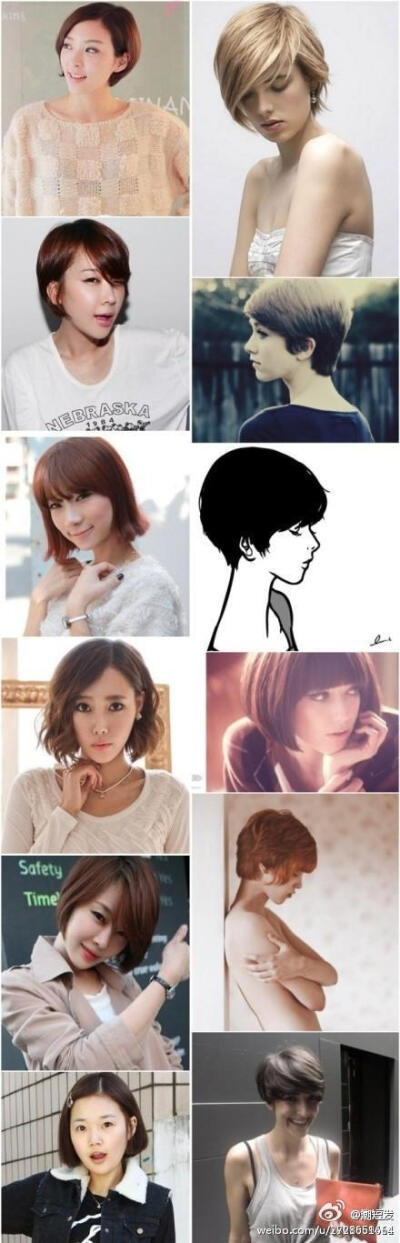 短发女生反而能给人带来耳目一新的感觉。