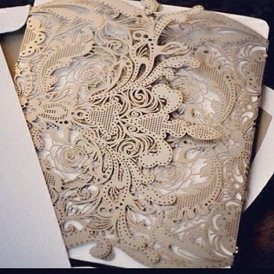 Oh So Pretty. Lace Invitations