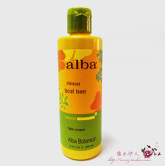 现货～Alba Botanica 夏威夷有机木槿/芙蓉花爽肤水250ml收毛孔