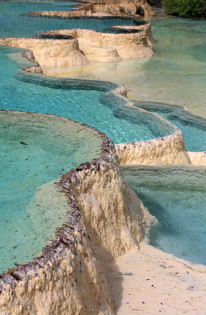 Rock Pools, Pamukkale, Turkey.