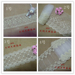 【天利天成花边】复古款加金丝单面蕾丝花边 发饰DIY手工材料配件