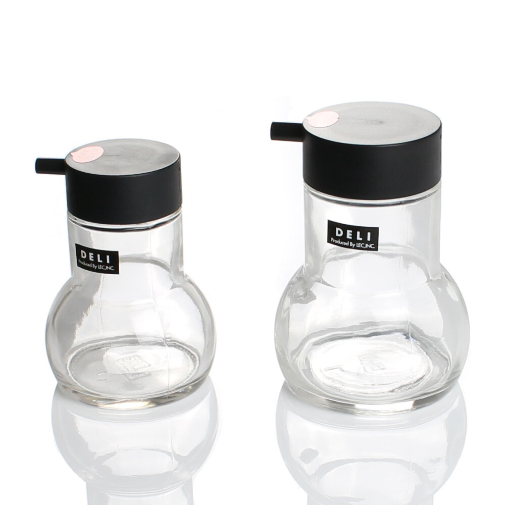 日本LEC高档玻璃酱油瓶防漏油壶调料瓶醋瓶厨房调味瓶