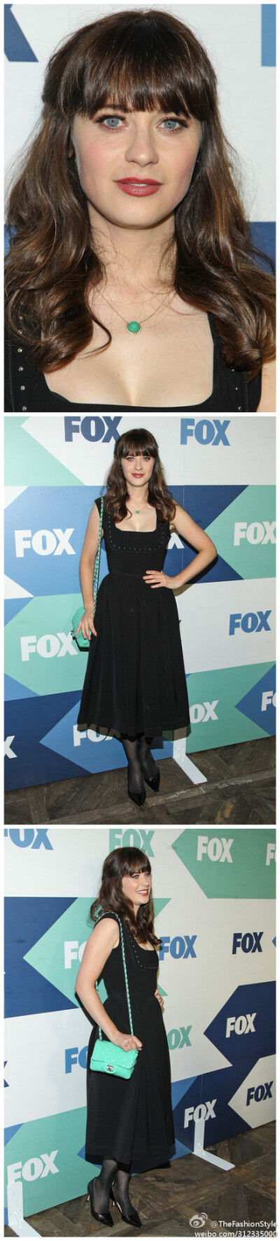 #出席活动#—— #Zooey Deschanel# - FOX All-Star Party in West Hollywood。 2013.08.01 HQ（#高清组图#）