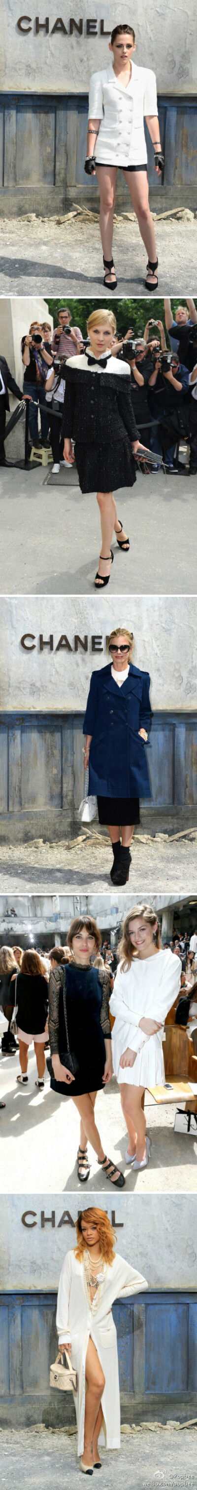 一起看看剛過去的 #Chanel# 高訂服秀場上有哪位坐上客！http://t.cn/zQwA69x