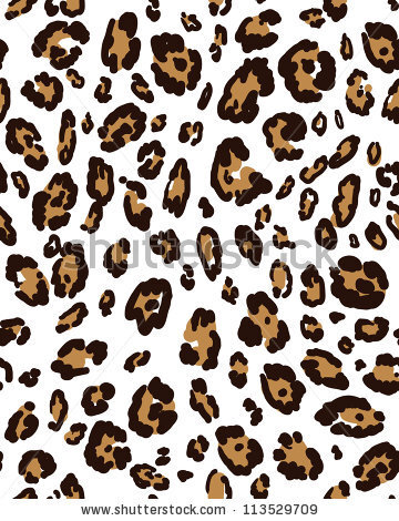 Leopard skin seamless pattern - stock vector