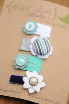 Cute hair clips