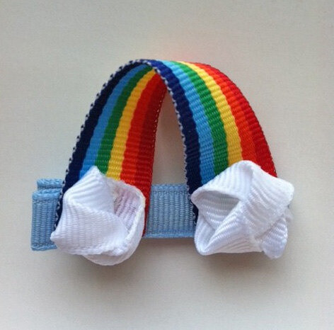 rainbow hair clip