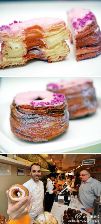 现在最流行的Bakery是什么？——Cronut=Croissant+Donut。由来自纽约的Dominique Ansel发明的甜点。 NYC