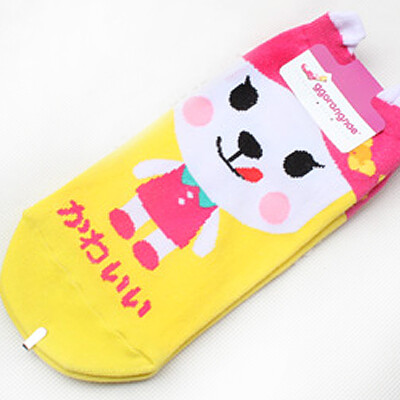 卡斯依韩国袜子可爱卡通袜子休闲棉袜女士袜子短袜创意袜子猫咪