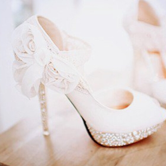 Beautiful wedding shoes