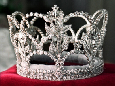 Crown worn only by Rose Queen, Linda Strother in 1968