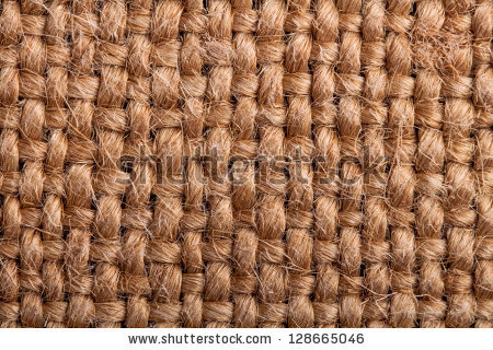 Natural linen texture for the background - stock photo