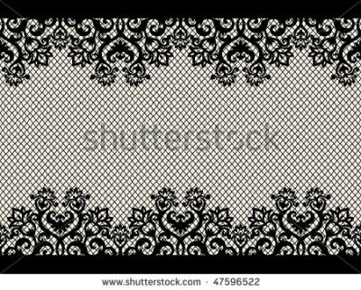 horizontal seamless background from a floral ornament - stock vector