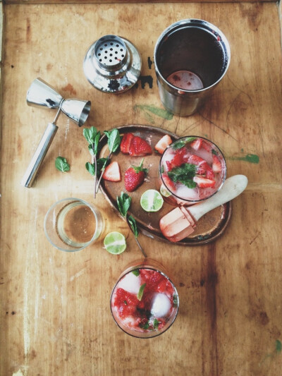 Strawberry &amp; mint Smash.