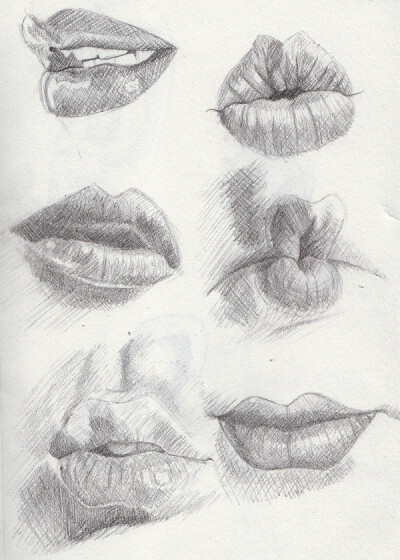 examples of lips - March 4th by ~Khantinka on deviantART