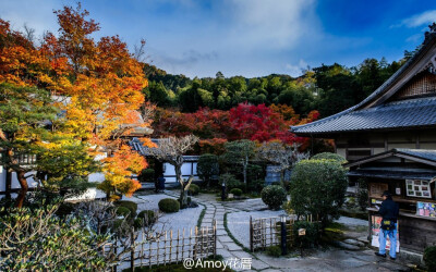 日系庭院欣赏.Jeffrey Friedl 摄于 日本京都 圆光寺（Enkoji Temple）