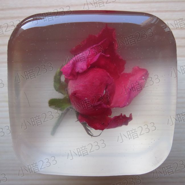 手作手工水晶滴胶树脂钻石花朵花草标本