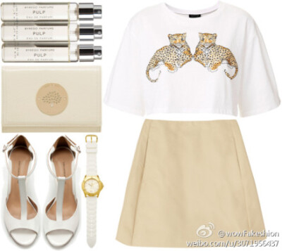 △Top: Topshop ▲Skirt:DSquared2 △Heels: Zara ▲Wallet:Mulberry