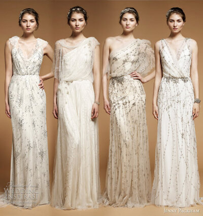 温柔的力量 Jenny Packham 婚纱系列