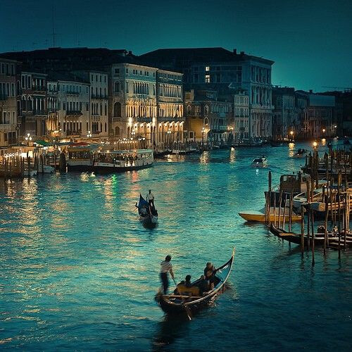 The Grand Canal, Venice. 大运河，威尼斯