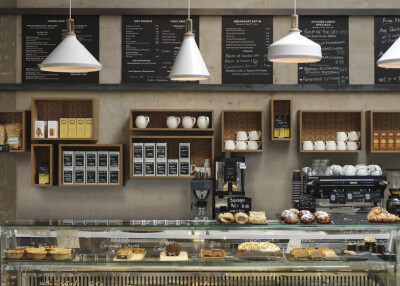 Cornerstone Cafe，伦敦的咖啡店，旧军火库改建而成，Paul Crofts Studio设计#B162#