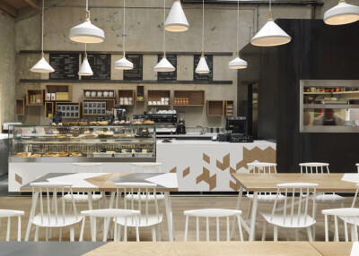 Cornerstone Cafe，伦敦的咖啡店，旧军火库改建而成，Paul Crofts Studio设计#B162#