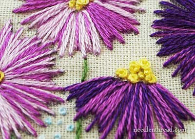 Simple is Good: Straight Stitch Embroidered Flowers – Needle’nThread.com