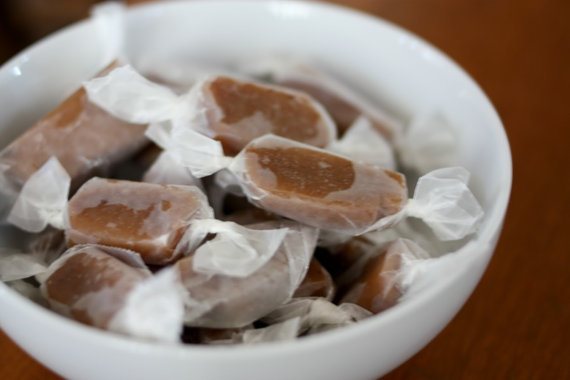 Gourmet Butter Pecan Caramels, Delicious and Homemade - Two Dozen